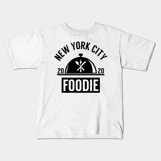 NEW YORK CITY FOODIE Kids T-Shirt by CoolFoodiesMerch